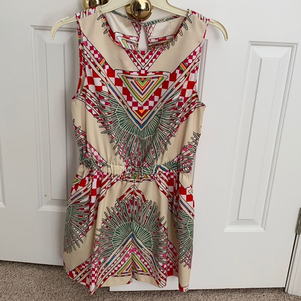 Mara Hoffman printed romper, tag has been cut, size Medium